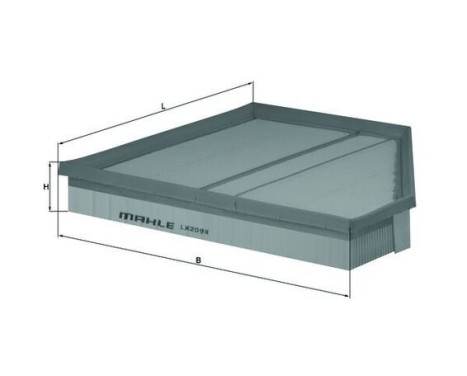 Luftfilter LX 2098 Mahle, bild 3