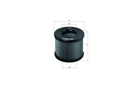 Luftfilter LX 2283 Mahle, bild 2