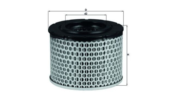 Luftfilter LX 255 Mahle, bild 3