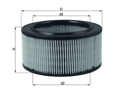 Luftfilter LX 260 Mahle, bild 3