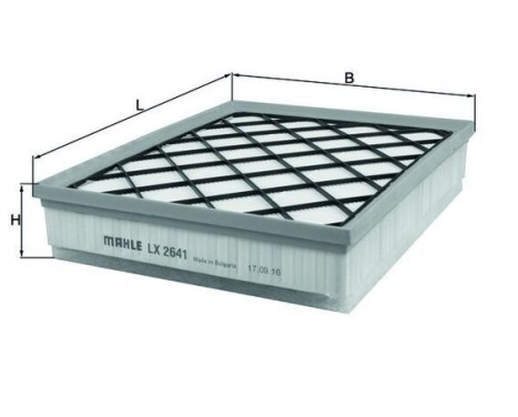 Luftfilter LX 2641 Mahle, bild 3