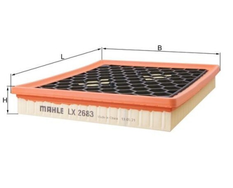 Luftfilter LX 2683 Mahle, bild 2