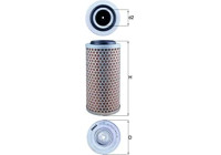 Luftfilter LX 272 Mahle