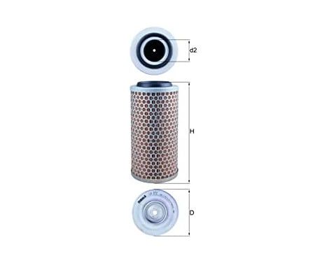 Luftfilter LX 272 Mahle
