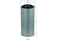 Luftfilter LX 275 Mahle