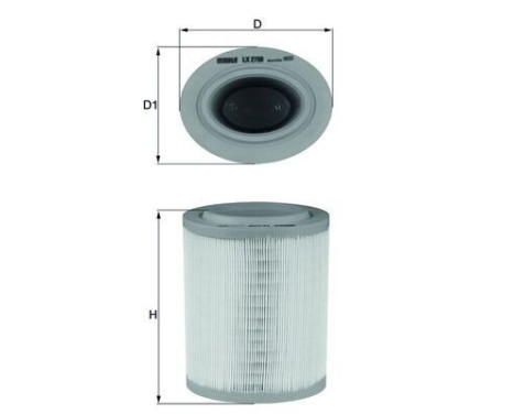 Luftfilter LX 2790 Mahle, bild 2