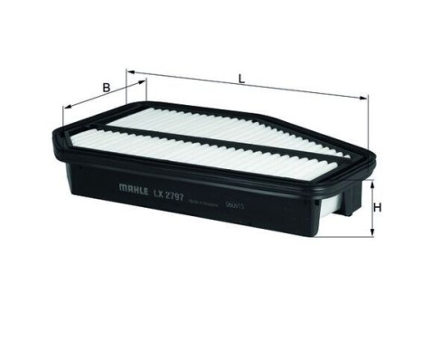 Luftfilter LX 2797 Mahle, bild 3