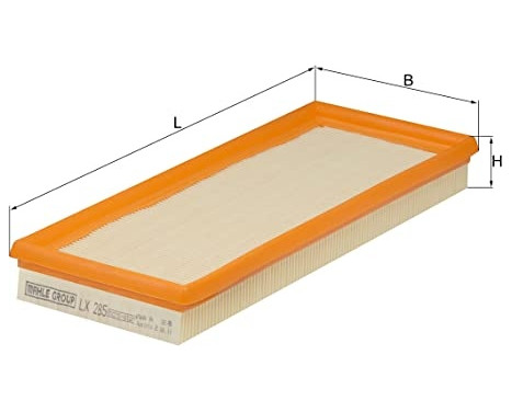 Luftfilter LX 285 Mahle