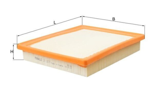 Luftfilter LX 2870 Mahle, bild 3