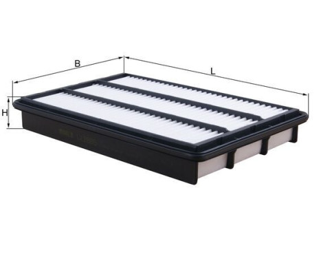 Luftfilter LX 2885 Mahle, bild 3