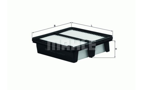 Luftfilter LX 2889 Mahle, bild 2
