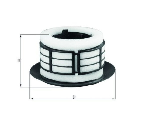 Luftfilter LX 292 Mahle, bild 2