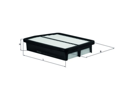 Luftfilter LX 2960 Mahle, bild 3