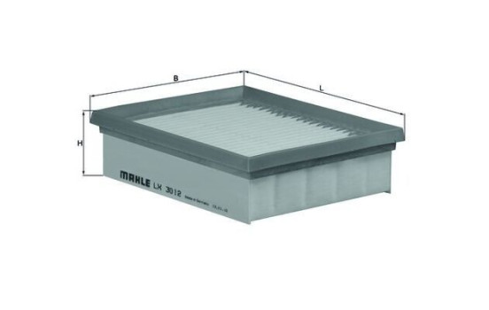Luftfilter LX 3012 Mahle, bild 2