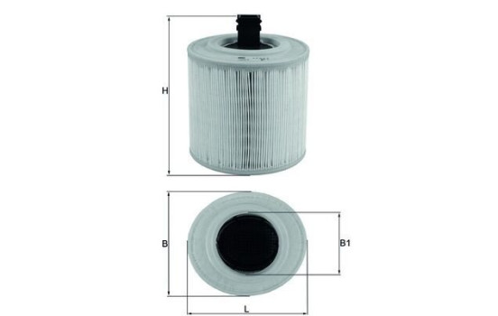 Luftfilter LX 3015/14 Mahle, bild 2