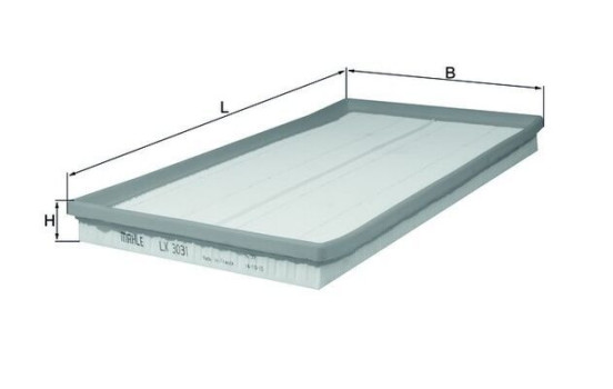 Luftfilter LX 3031 Mahle, bild 2