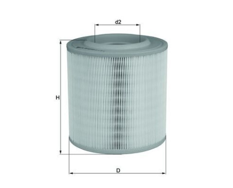 Luftfilter LX 3143 Mahle, bild 2