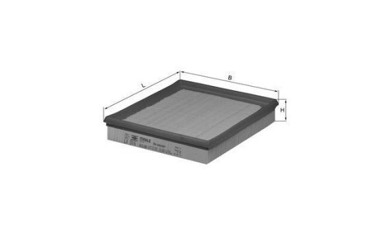 Luftfilter LX 316 Mahle, bild 2