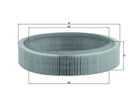 Luftfilter LX 317 Mahle, bild 2