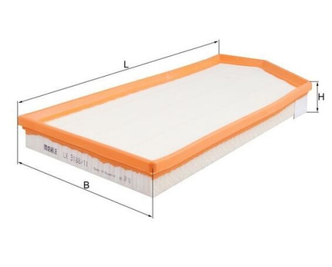 Luftfilter LX 3188/11 Mahle, bild 2