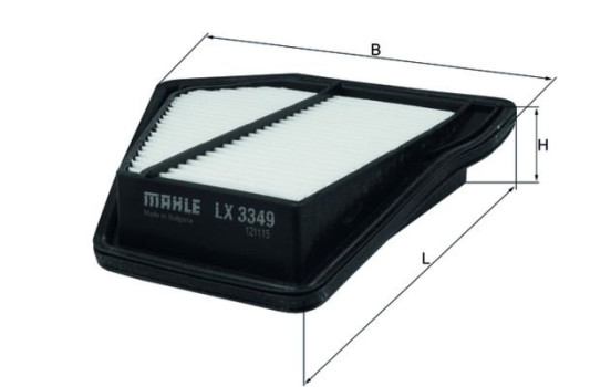 Luftfilter LX 3349 Mahle, bild 2