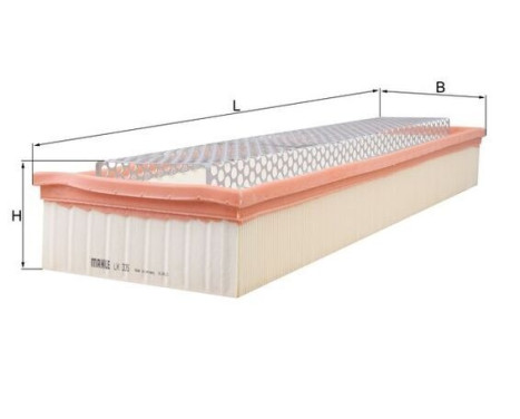 Luftfilter LX 335 Mahle, bild 2