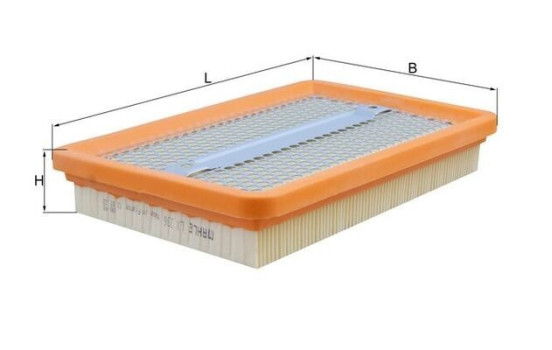 Luftfilter LX 336 Mahle, bild 4