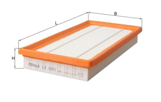 Luftfilter LX 3370 Mahle, bild 2