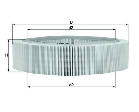 Luftfilter LX 346 Mahle, bild 4