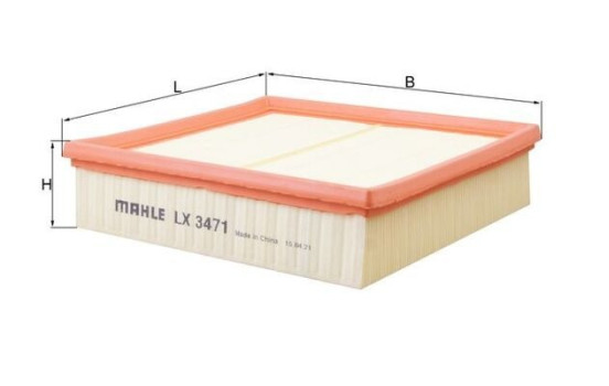 Luftfilter LX 3471 Mahle, bild 2