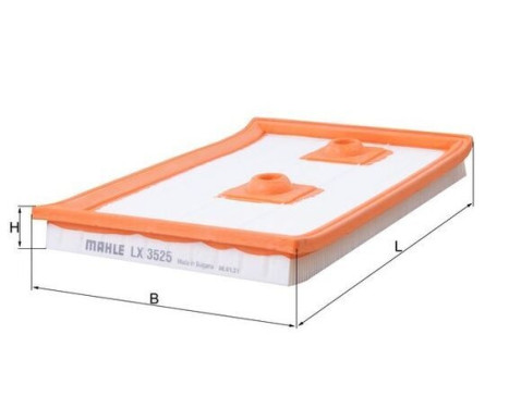 Luftfilter LX 3525 Mahle, bild 2