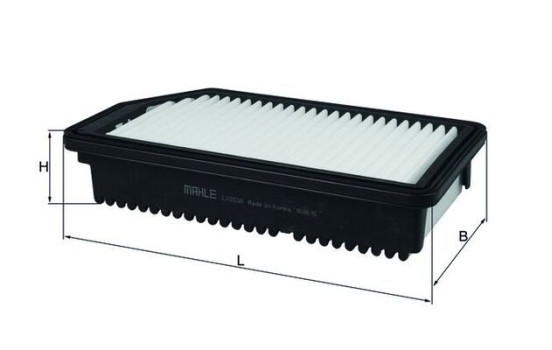 Luftfilter LX 3538 Mahle, bild 2
