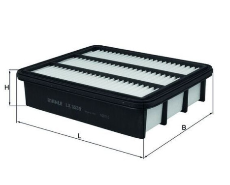 Luftfilter LX 3539 Mahle, bild 2