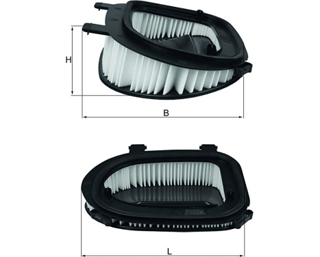 Luftfilter LX 3541 Mahle