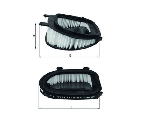 Luftfilter LX 3541 Mahle, bild 2