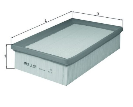 Luftfilter LX 3579 Mahle, bild 2