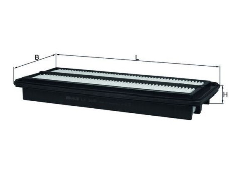 Luftfilter LX 3601 Mahle, bild 2