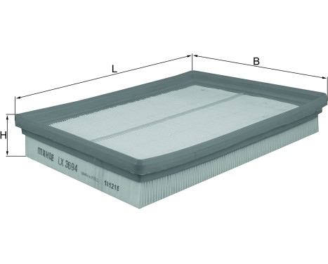 Luftfilter LX 3694 Mahle
