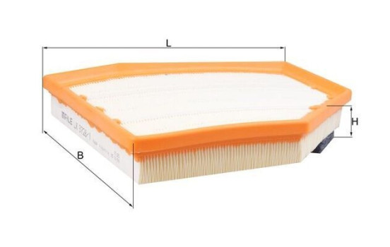 Luftfilter LX 3728/1 Mahle, bild 2