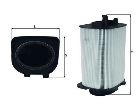 Luftfilter LX 3775 Mahle, bild 2