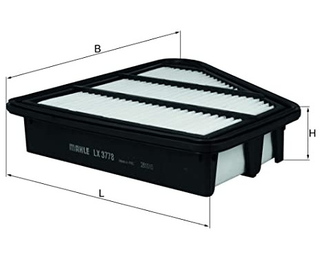 Luftfilter LX 3778 Mahle