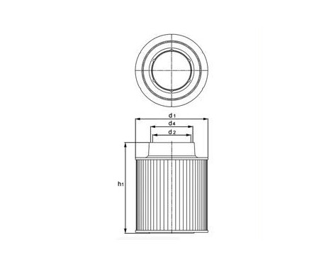 Luftfilter LX 388 Mahle, bild 3