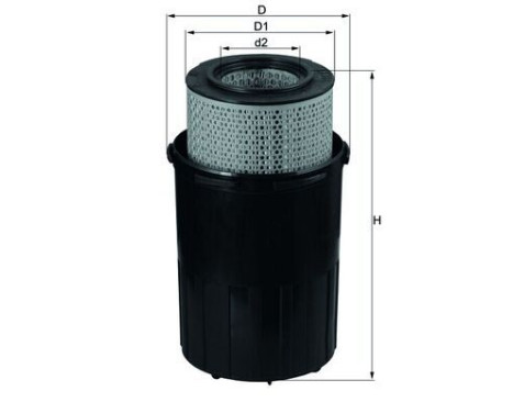 Luftfilter LX 388 Mahle, bild 4