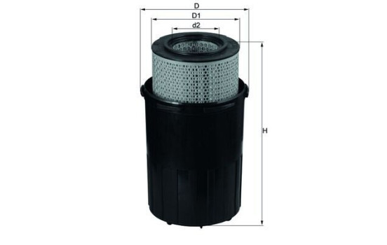 Luftfilter LX 388 Mahle, bild 4