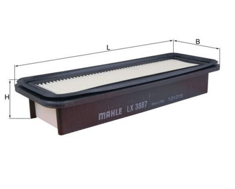 Luftfilter LX 3887 Mahle, bild 2