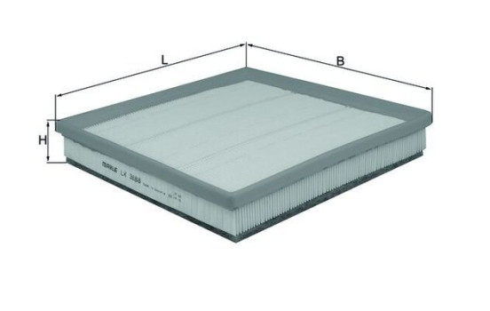 Luftfilter LX 3888 Mahle, bild 2
