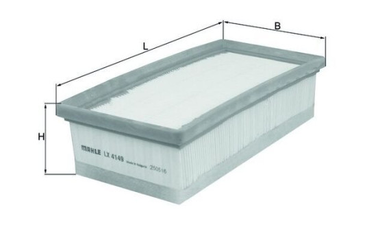 Luftfilter LX 4149 Mahle, bild 2