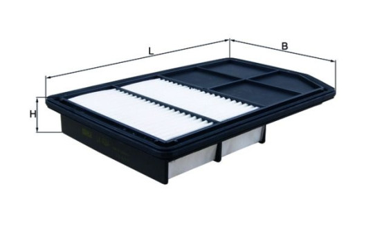 Luftfilter LX 4264 Mahle, bild 2
