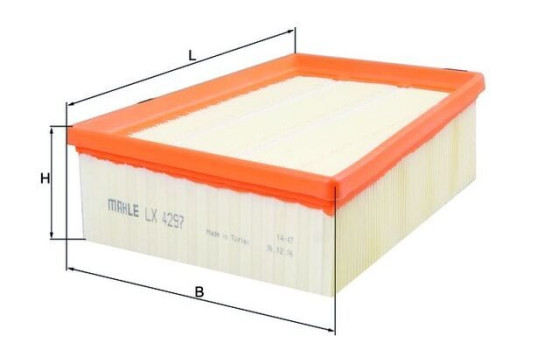 Luftfilter LX 4297 Mahle, bild 2