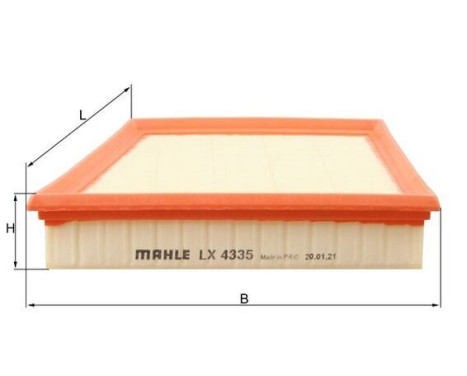 Luftfilter LX 4335 Mahle, bild 2